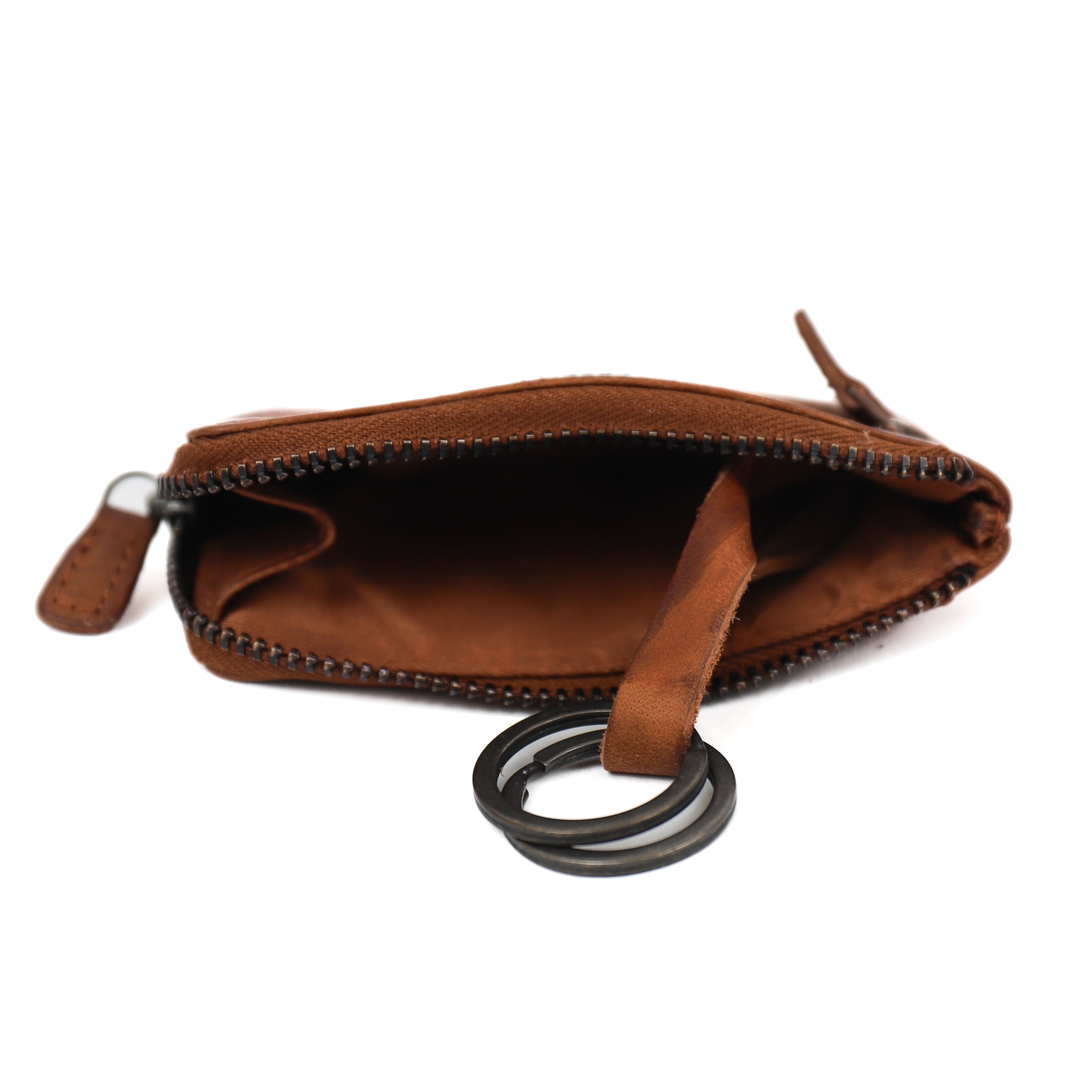 Sleuteletui 'Lukas' cognac Cognac