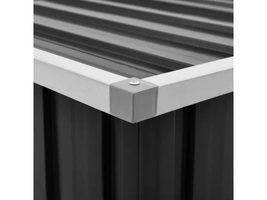 Boîte de rangement de jardin Anthracite 149x99x93 cm