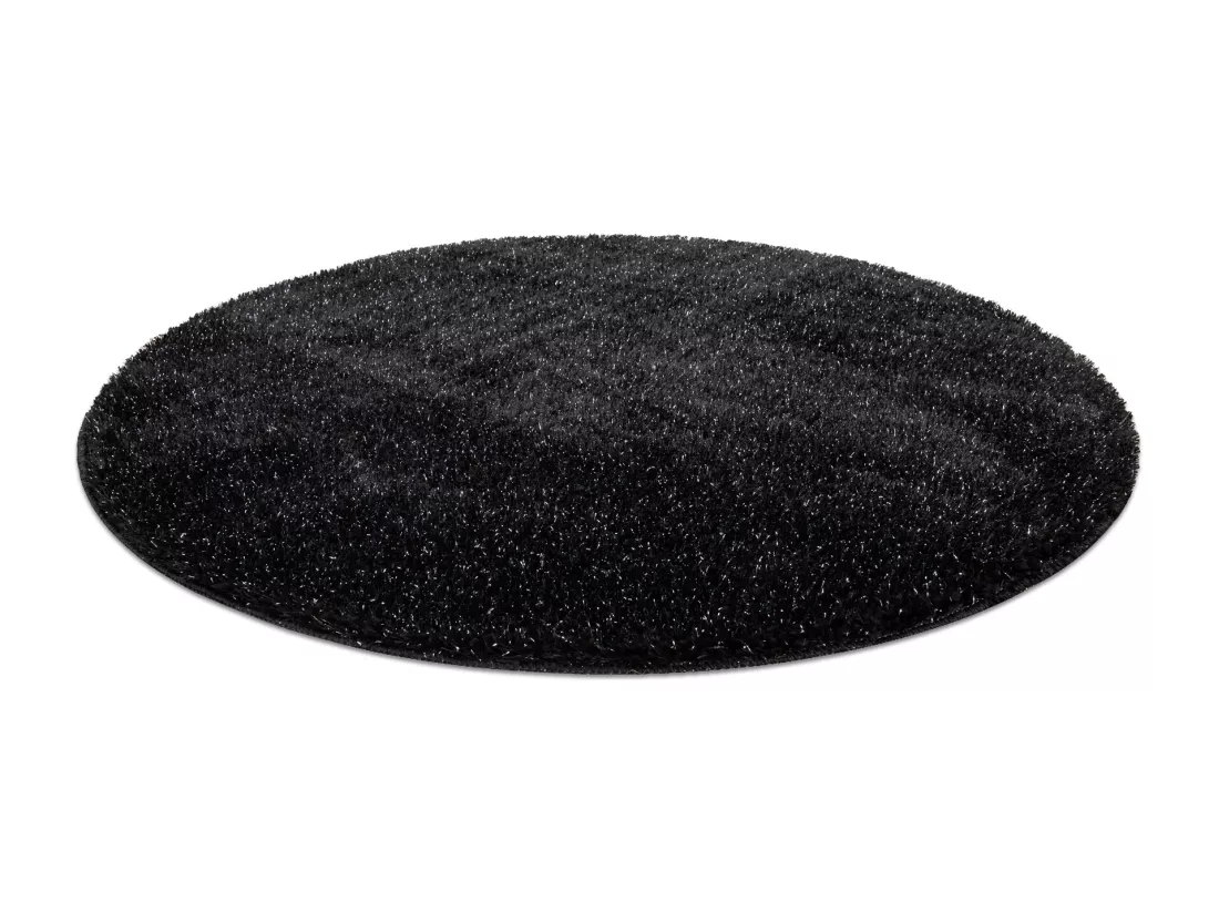 Tapis de salle de bain SYNERGY cercle, glamour, antidérapant, doux - cercle 67 cm