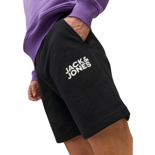 Jack & Jones - JPSTNEWSOFT SWEAT SHORTS BEX SN Negro