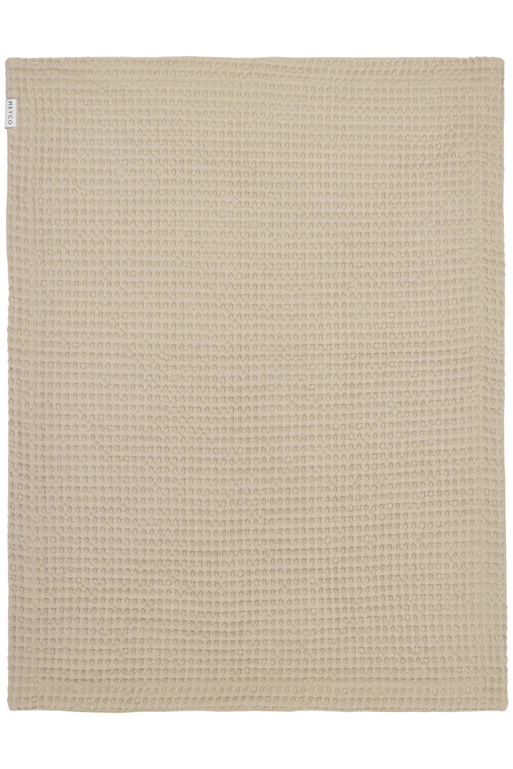 ledikantdeken Waffle Cotton sand