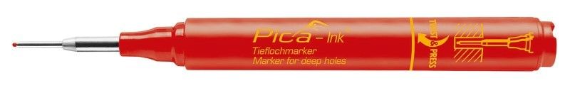 Pica 150/40 Markeerstift voor diepe gaten rood
