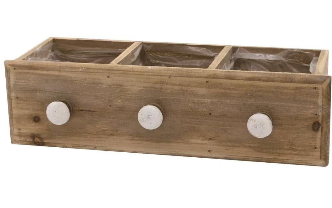 Aufbewahrungsbox »CHALET Antik mit Knöpfen«