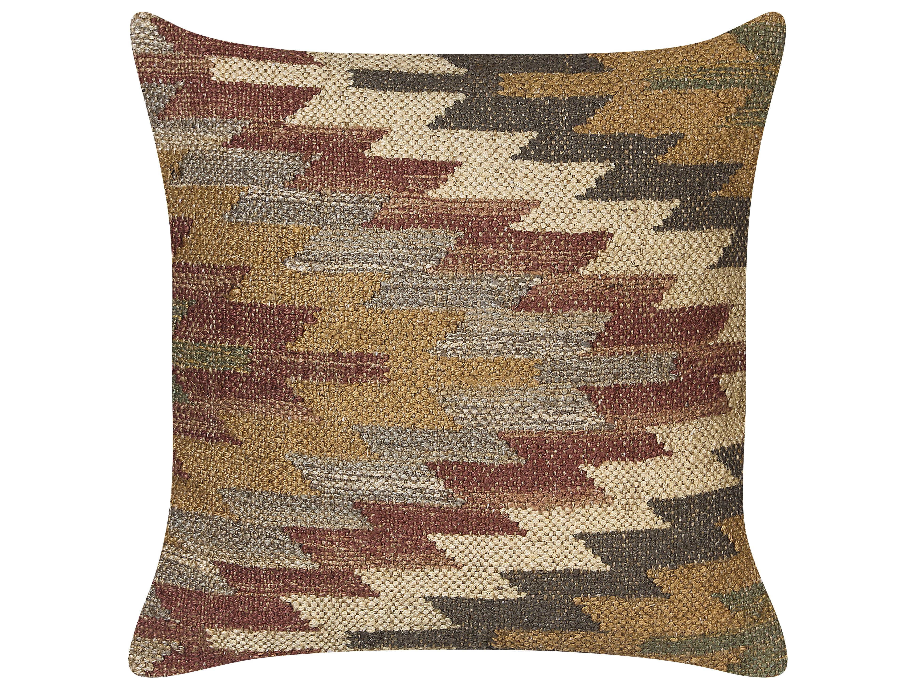 Set van 2 sierkussens DEEPOR Jute 45 x 45 cm Meerkleurig oosters patroon