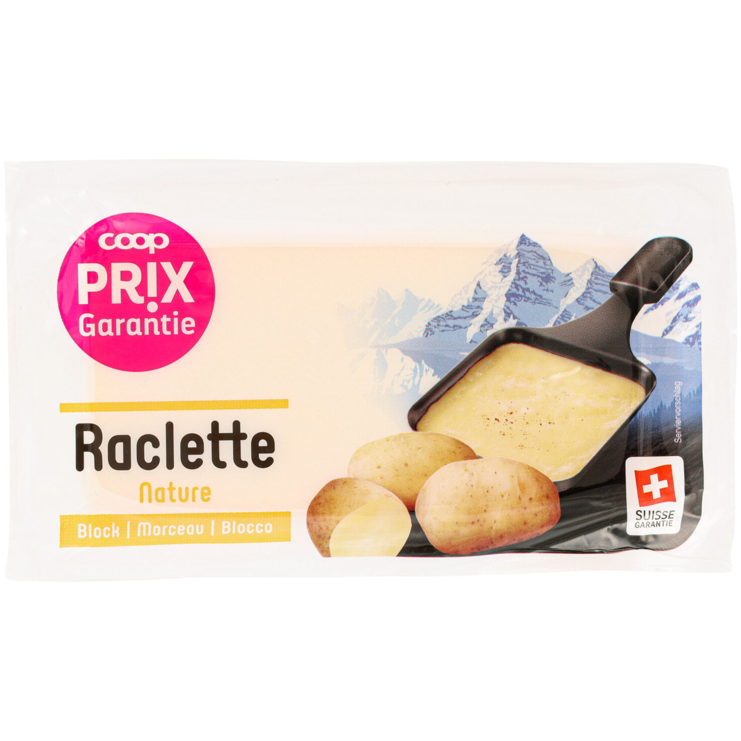 Prix Garantie Raclette Block nature ca. 600g