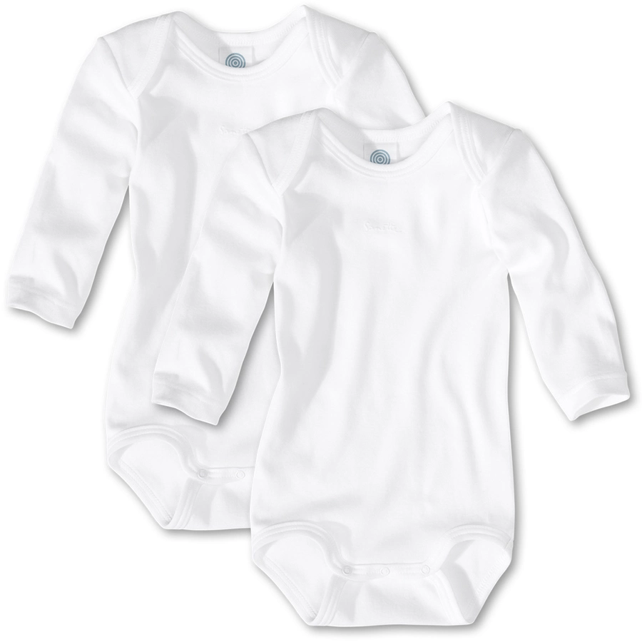 SANETTA Baby Bodies 11 Arm weiß -Doppelpack-