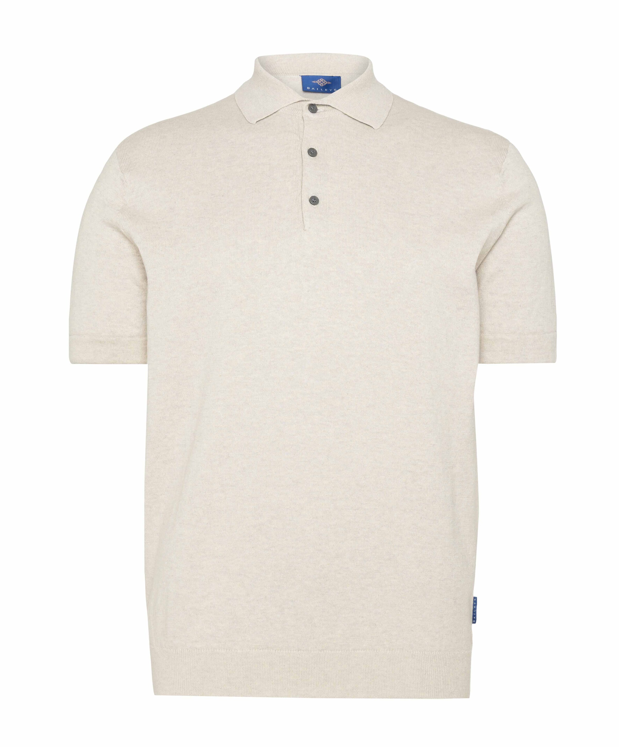 Baileys Heren polo beige