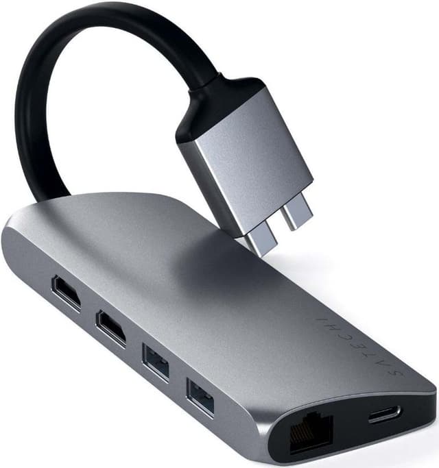Satechi USB-C Dual Multimedia USB-hub