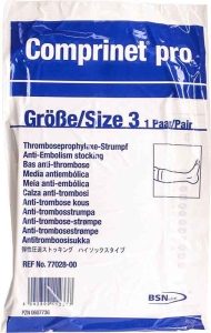 COMPRINET PRO Thromboseprophylaxe A-D Grösse 3 weiss, 1 Paar