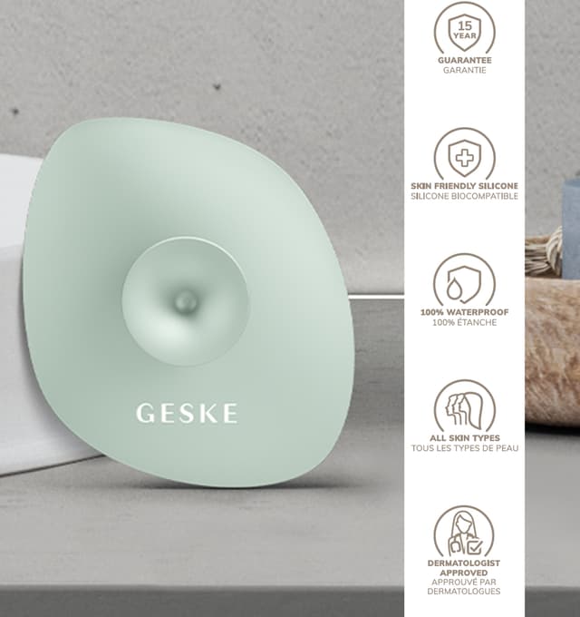 Geske eksfolierende ansigtsbørste GK000038GY01 (grøn)
