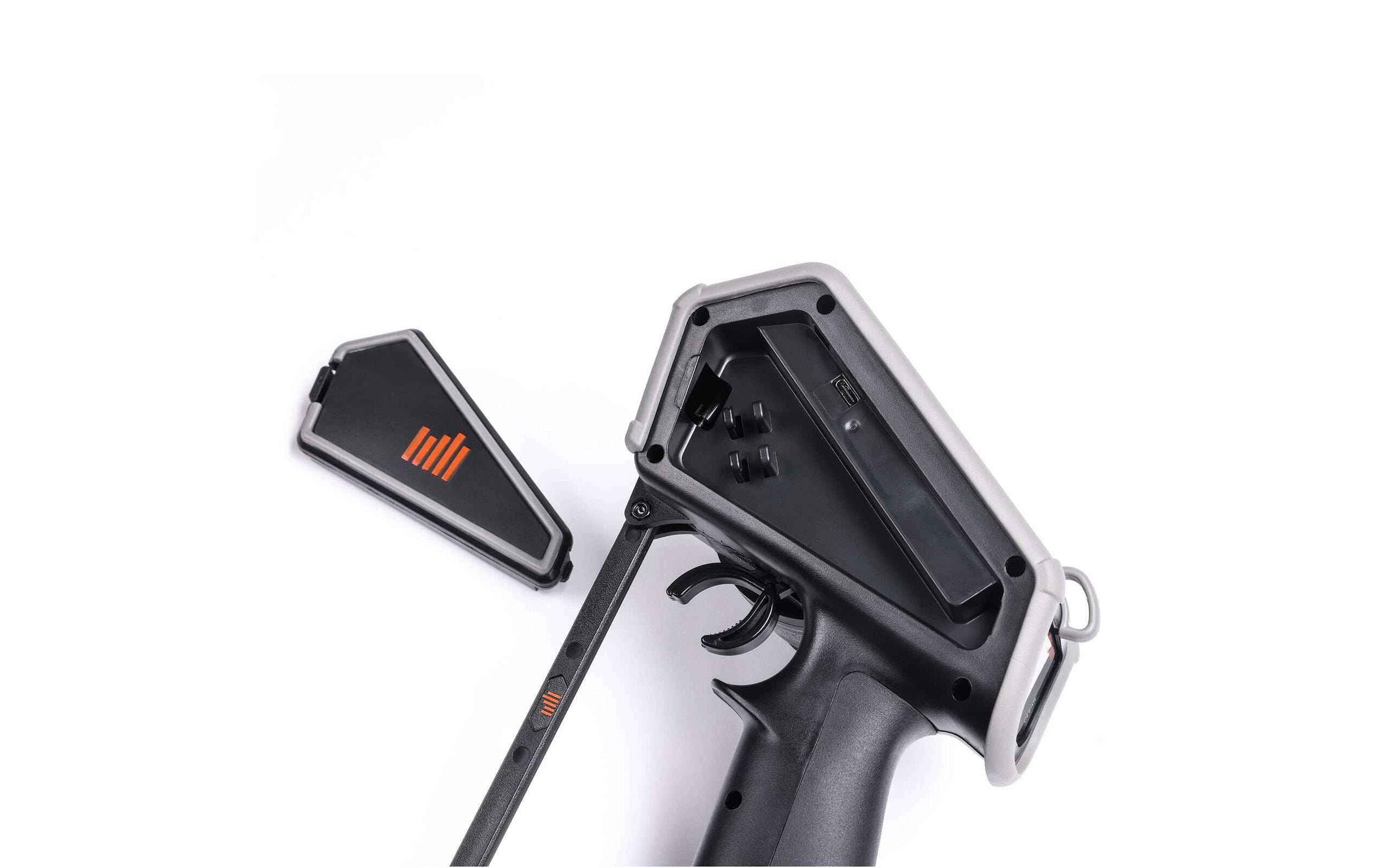 Fernsteuerung DX6 Rugged DSMR Grau, mit SR515<br>Robuster 6-Kanal Sender für RC Fahrzeuge