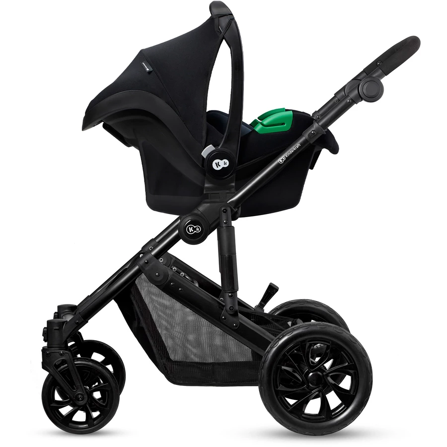 Kinderkraft Kinderwagen Prime Lite 3 in 1 Mink Pro Black