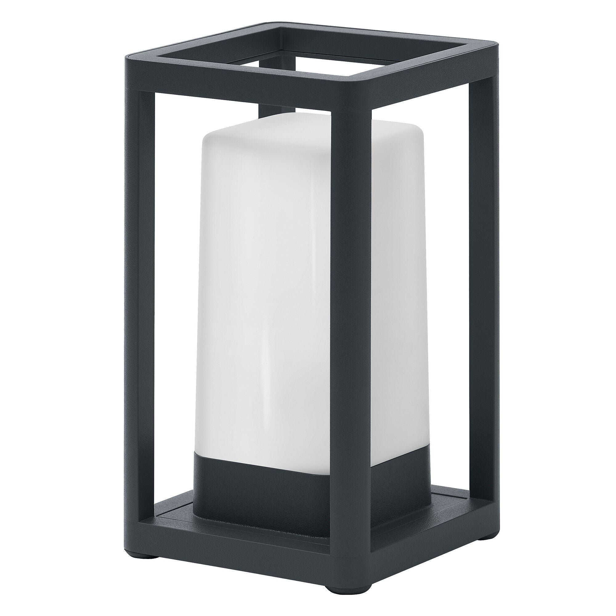 LE_FRAME SMART OUTD WIFI Tischleuchte - Grau / B: 12.0 cm x T: 12.0 cm x H: 20.3 cm