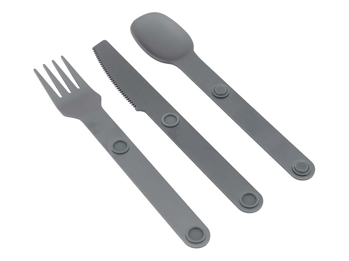 Bo-Camp 3-delig aluminium bestekset