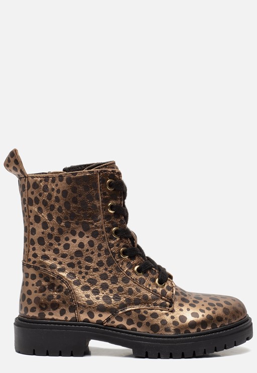 Muyters Veterboots zwart Suede 32603