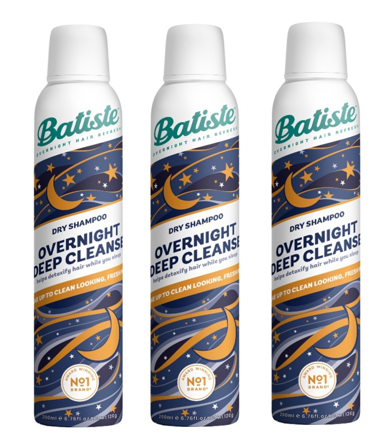 Batiste - 3 x Dry Shampoo Overnight Deep Cleanse 200 ml - Tørshampoo