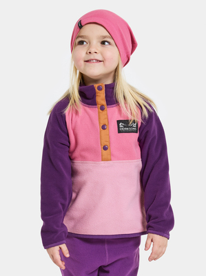 Didriksons Monte Fleecegenser, Light Heather Pink