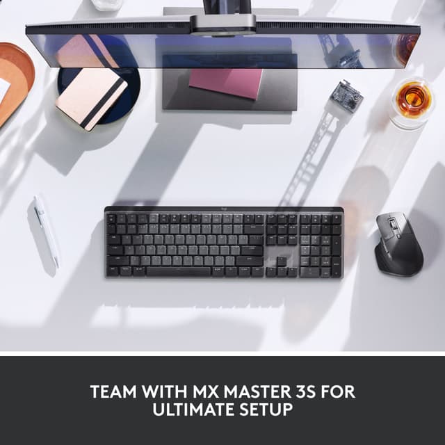Logitech MX Mechanical trådløst tastatur (graphite)