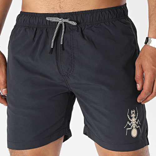 Short De Bain Original Spirit Noir Beige