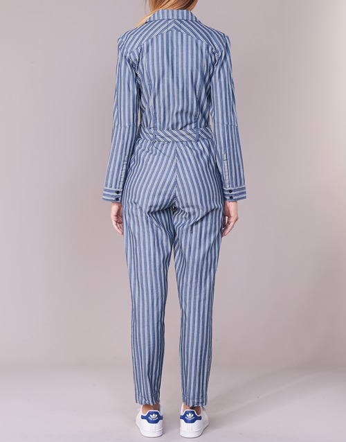 G-Star Raw - DELINE JUMPSUIT WMN L/S - Bleu / Blanc