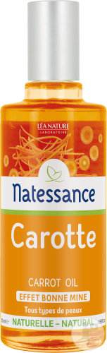 Natessance Huile Extrait De Carotte Effet Bonne Mine Tous Types De Peaux Flacon 50ml