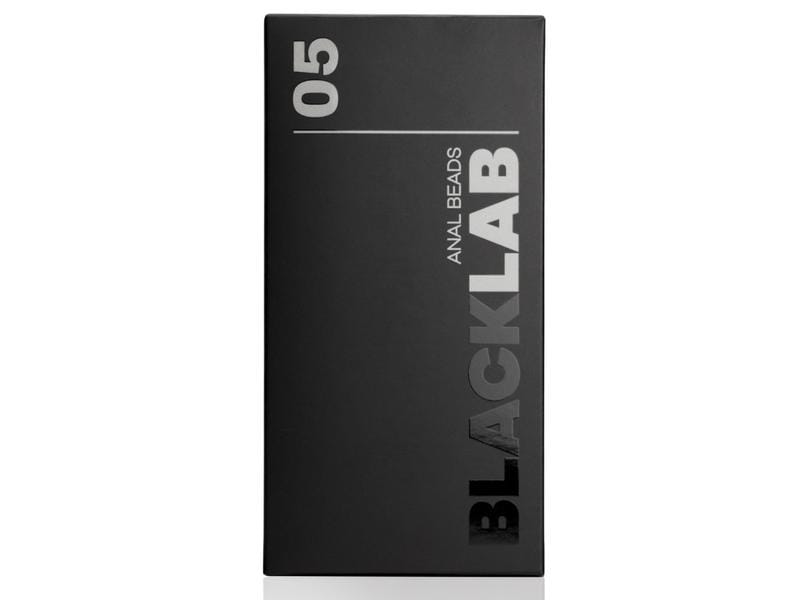 BlackLab Analkette Anal Beads 05 Schwarz Sextoy für anale Stimulation aus samtig-weichem Silikon