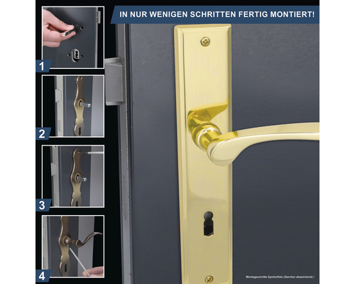 Lange bordenset BB Nelson gepolijst messing
