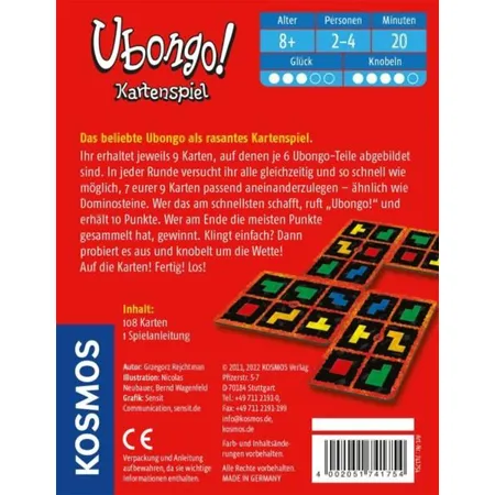 KOSMOS Ubongo - Kartenspiel