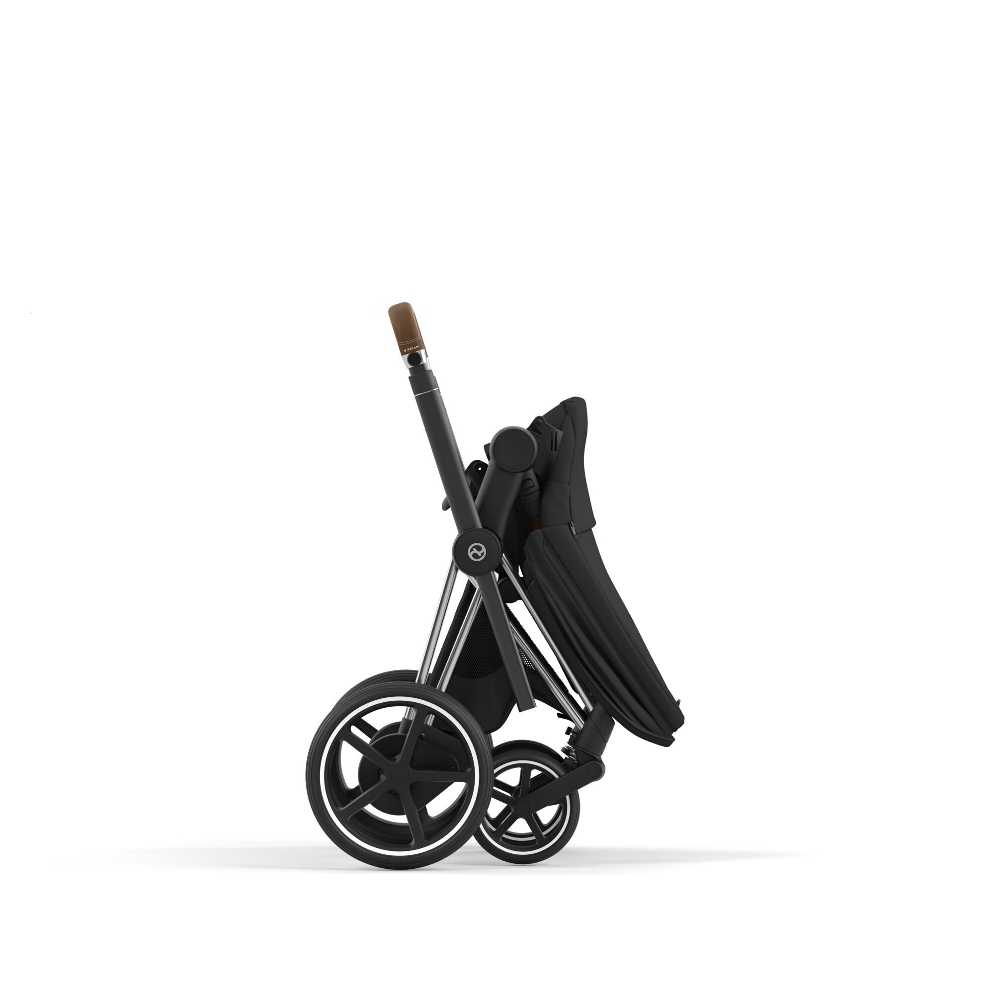 e-Priam Rahmen Chrome With Brown Details