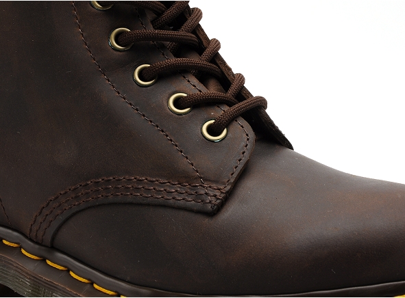 Dr martens boots bottine plates femme 1460 gaucho marron