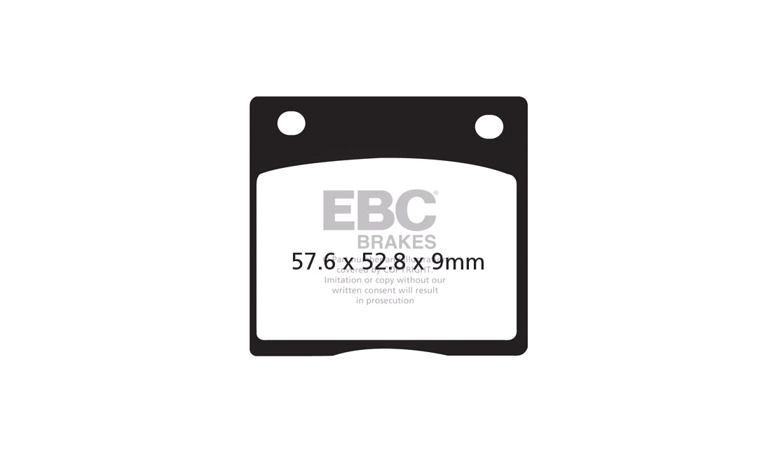 Bremseklodser bag EBC, GS650 81-83