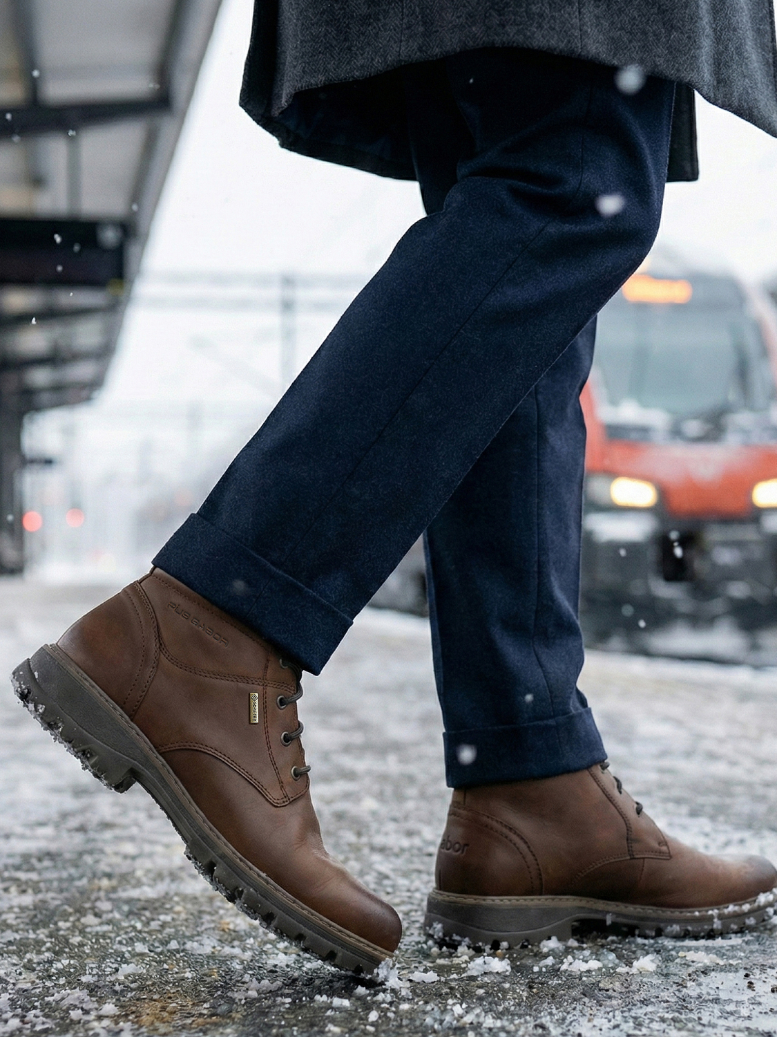 Pius Gabor Pius Gore-Tex Leather Wool Boots