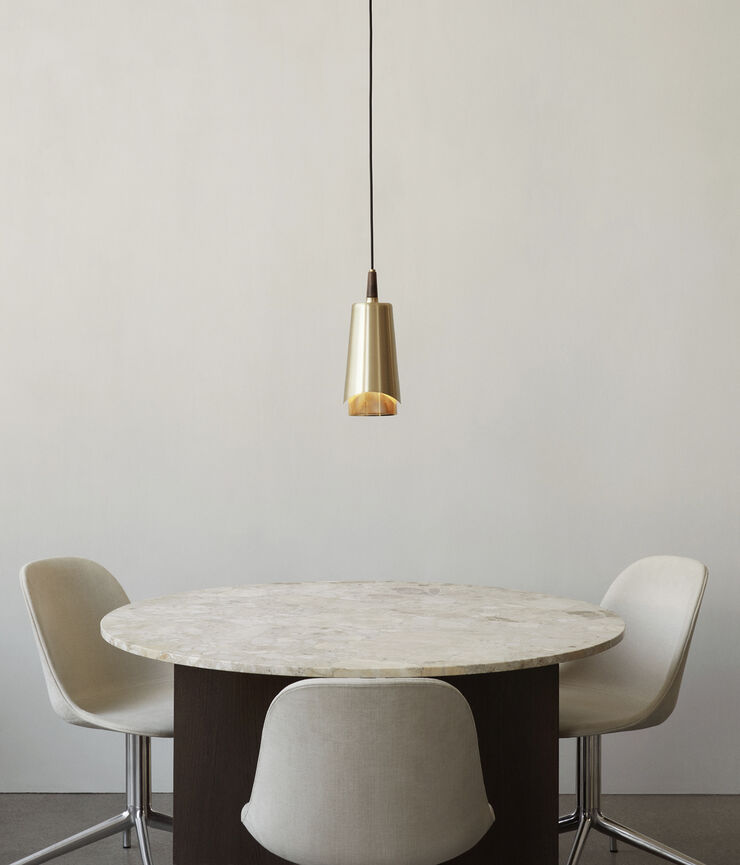 Audo Copenhagen Umanoff, Pendant, Brass, Walnut Guld