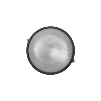 KARWEI buitenlamp bull-eye Tom rond zwart