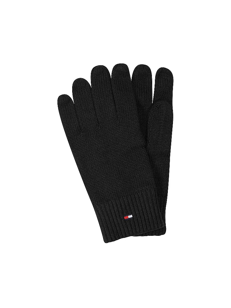 TOMMY HILFIGER Geschenkset 2-teilig Mütze und Handschuhe schwarz