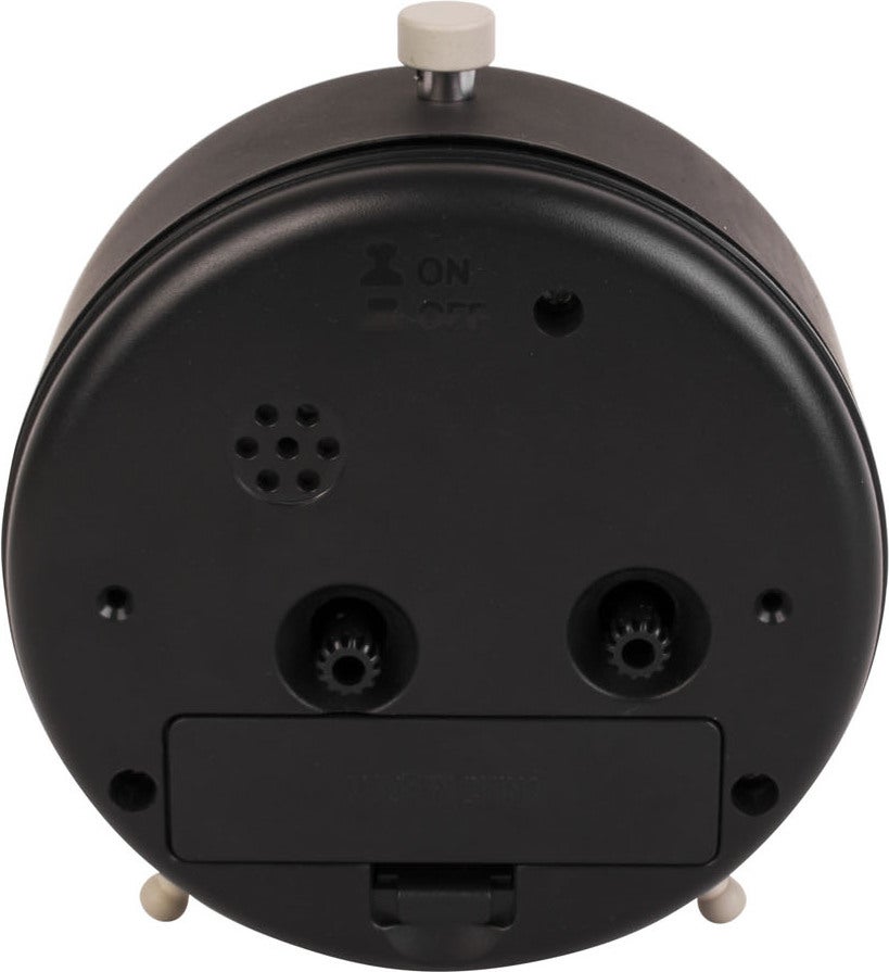 PT Living wekker Button zwart D 9 H 10,5 cm