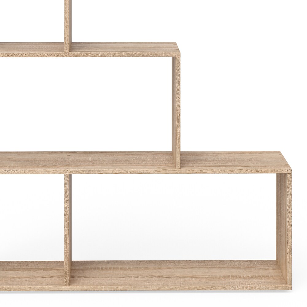 Vicco Treppenregal Asym Raumteiler Bücherregal Regal Wandregal 4 Fächer Sonoma