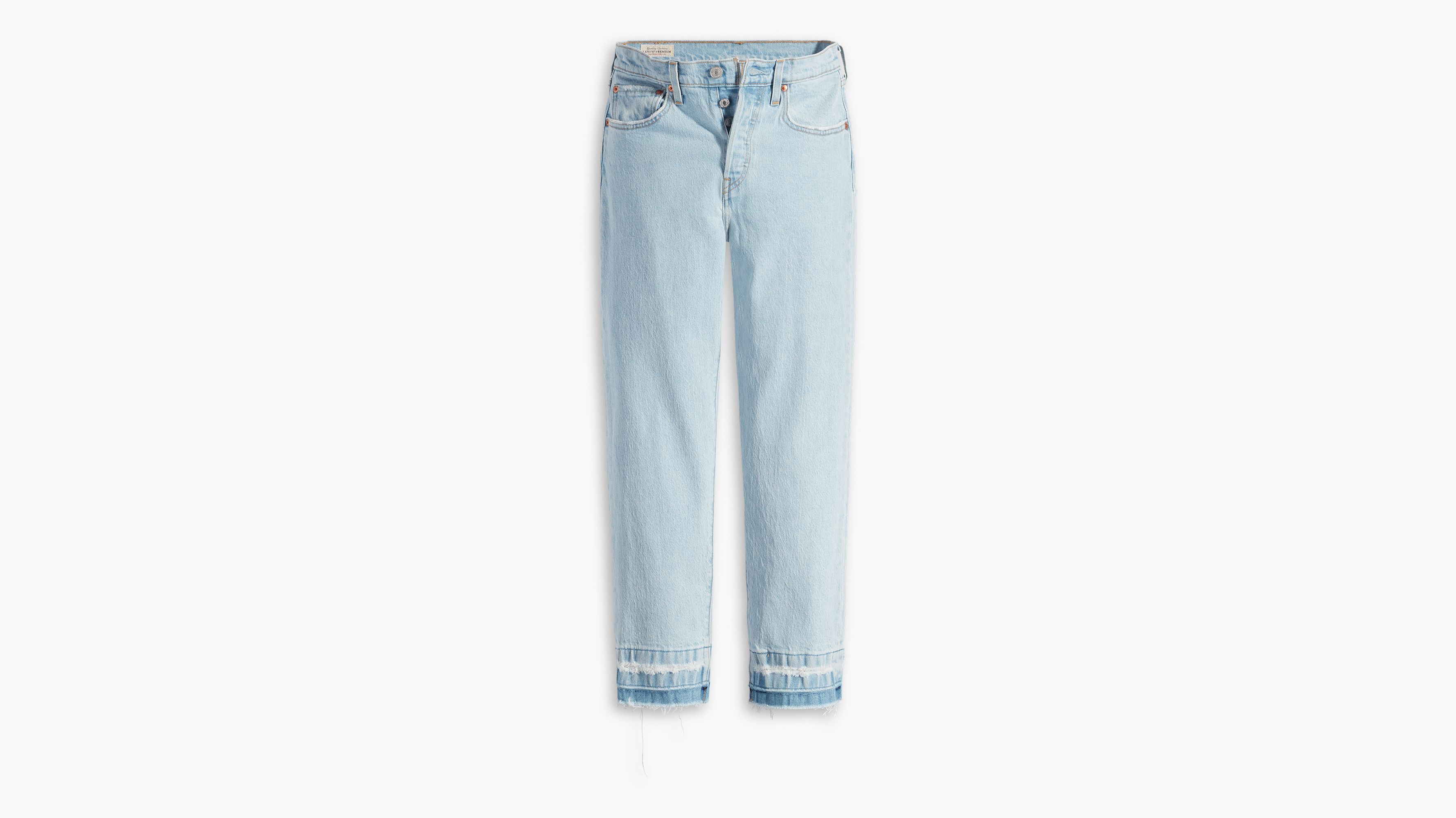 Jean 501® crop - Flat Earth - Bleu