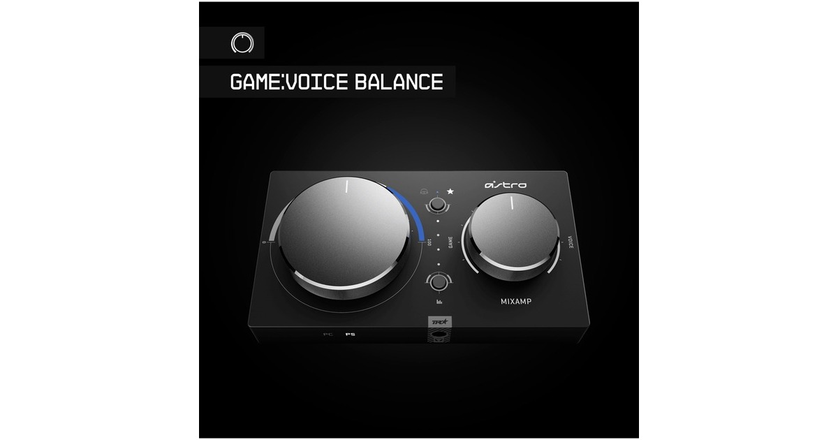 ASTRO GamingA40 TR headset + MixAmp Pro TR over-ear gaming headset  (Zwart/blauw, Pc, Mac, PlayStation 3, Playstation 4)