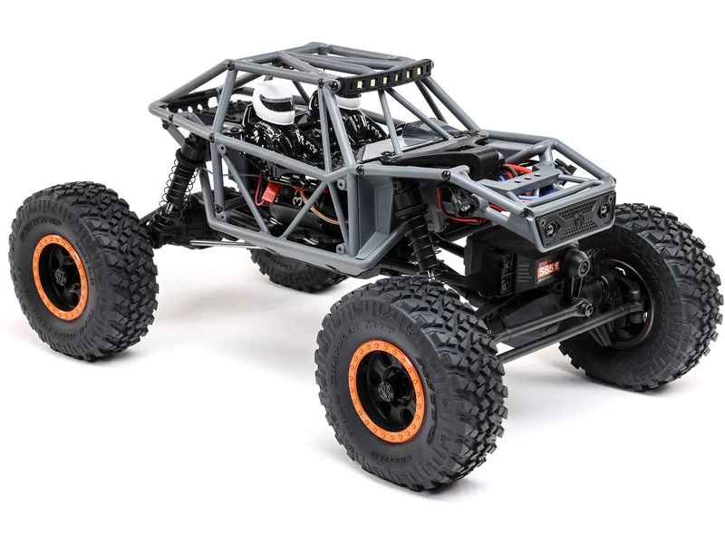 Axial Rock Crawler UTB18 Capra 4WD, Grau 1:18, RTR Unlimited Trail Buggy im RTR Komplettset