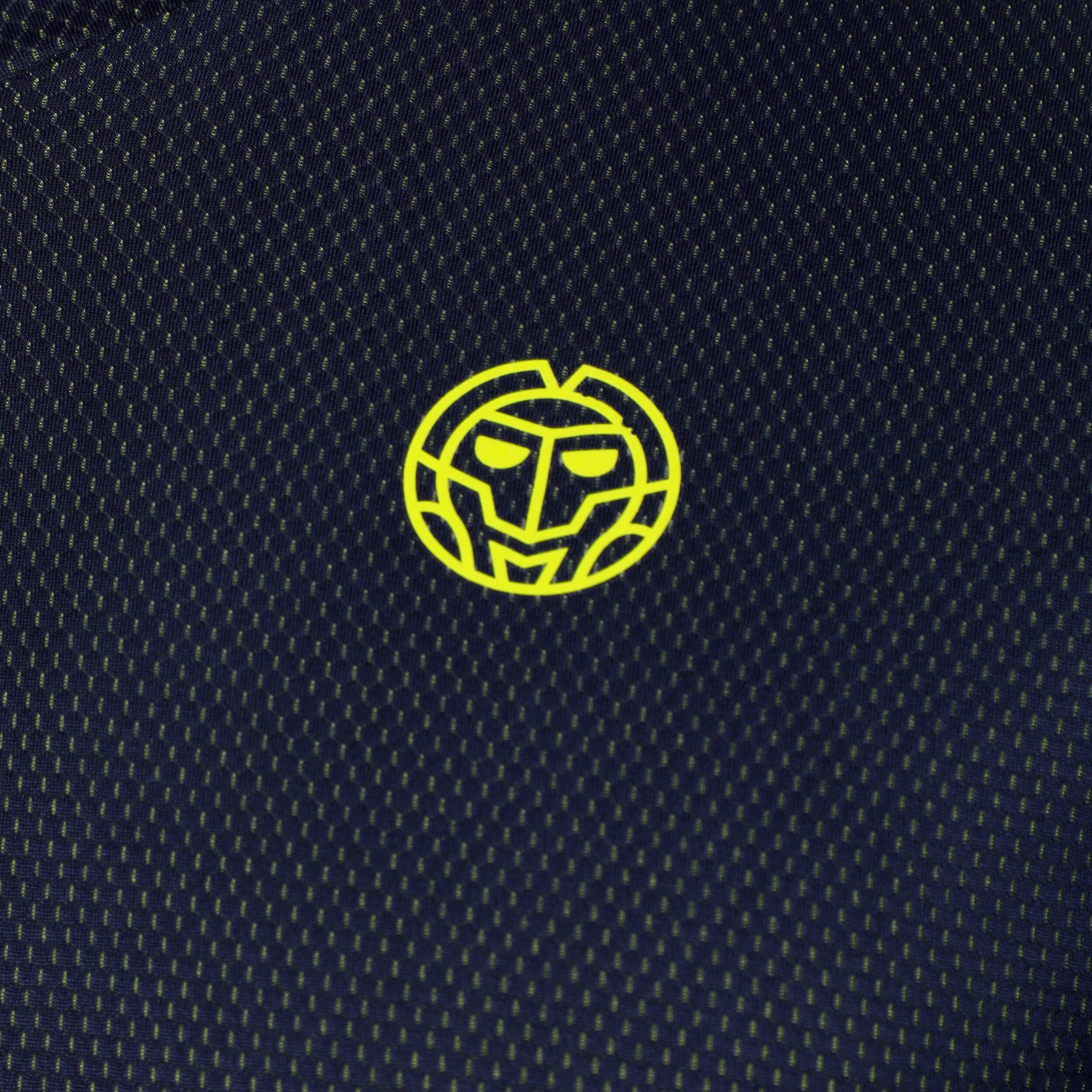 BIDI BADU Crew Inside Out V-Neck T-shirt Garçons - Bleu Foncé , Jaune Lemon