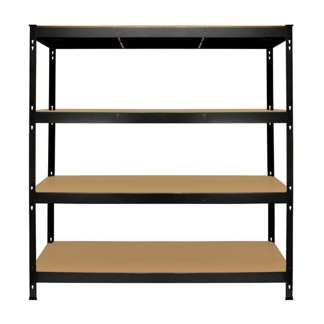 Monster Racking Q-Rax Tung Duty Opbevaringshylde, 160cm B, 60cm D, Sort