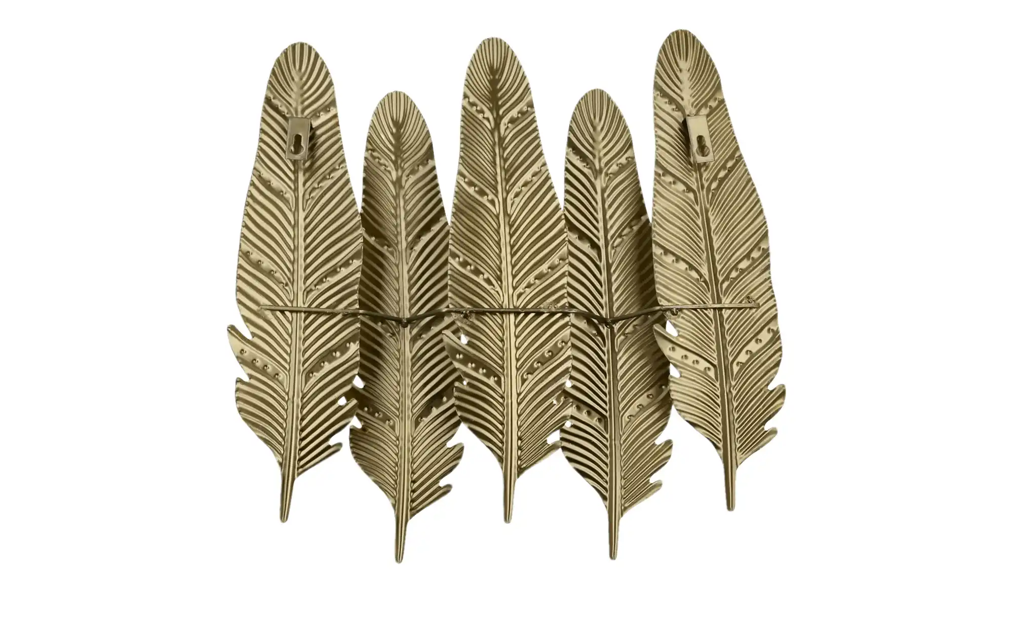 5er Wandkerzenleuchter Federn