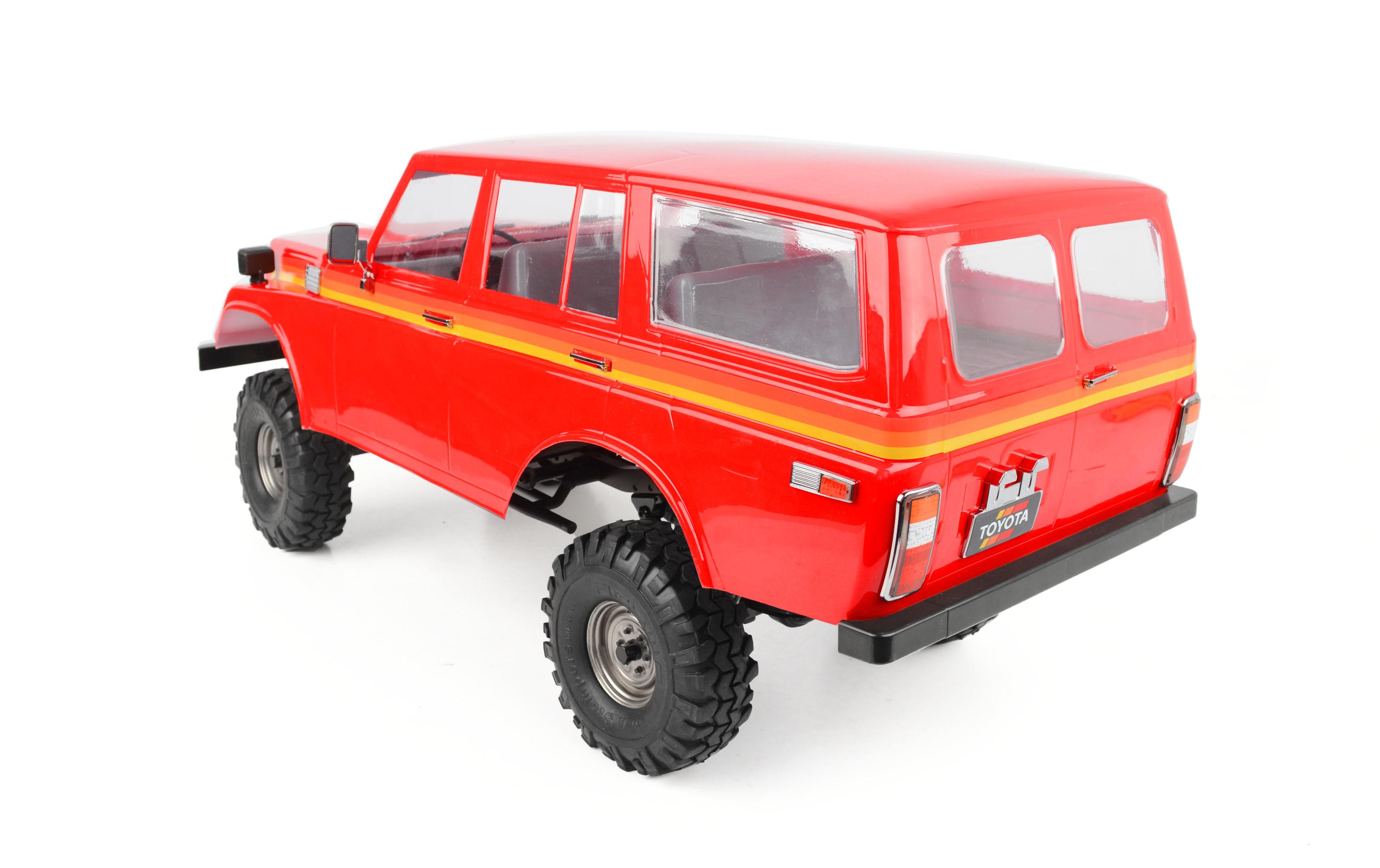 Karosserie Toyota Land Cruiser FJ55 1:10, unlackiert<br>Toyota Land Cruiser FJ55 Lexan Karosserie mit 313 mm Radstand