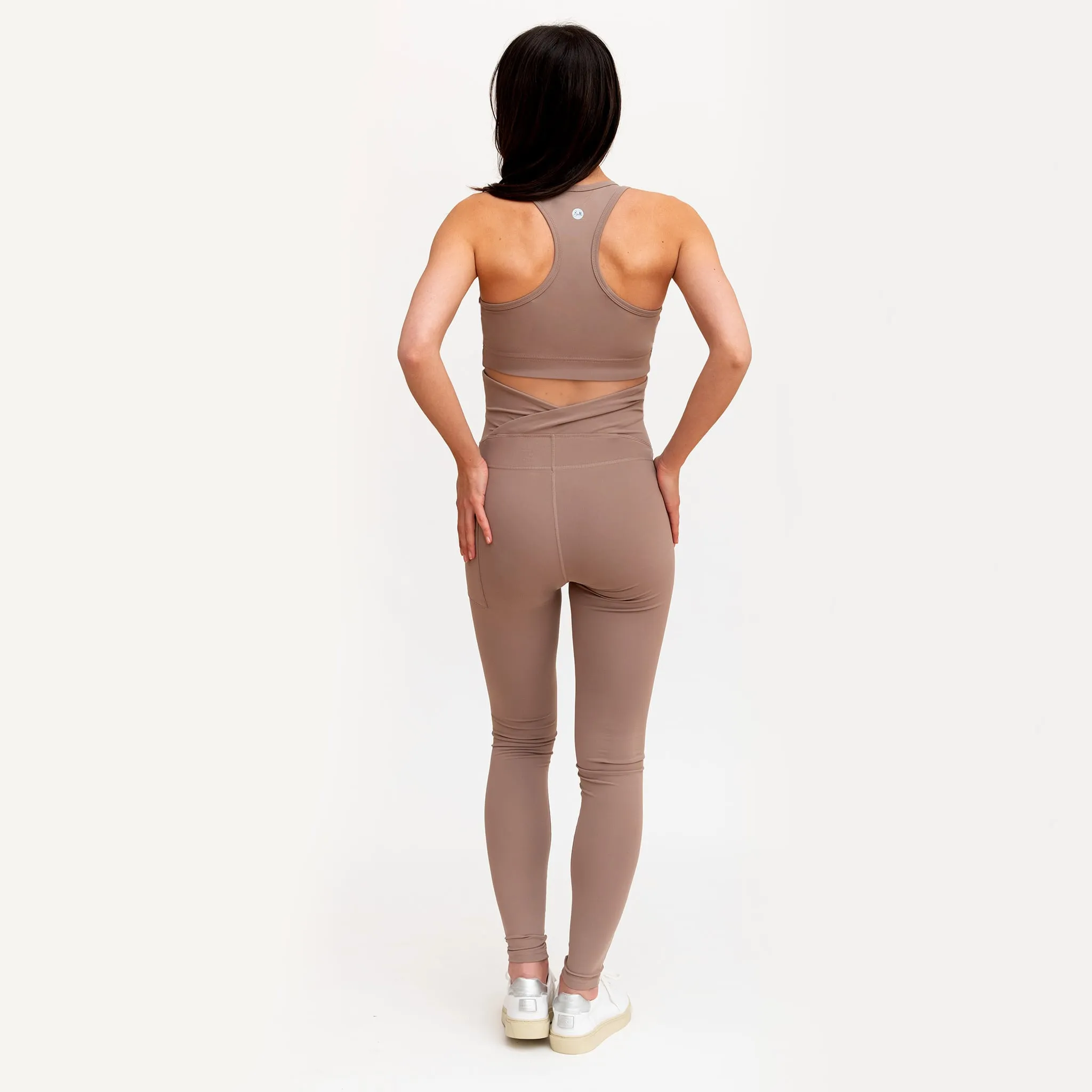 Bella Maternité Legging Athlétique Taupe