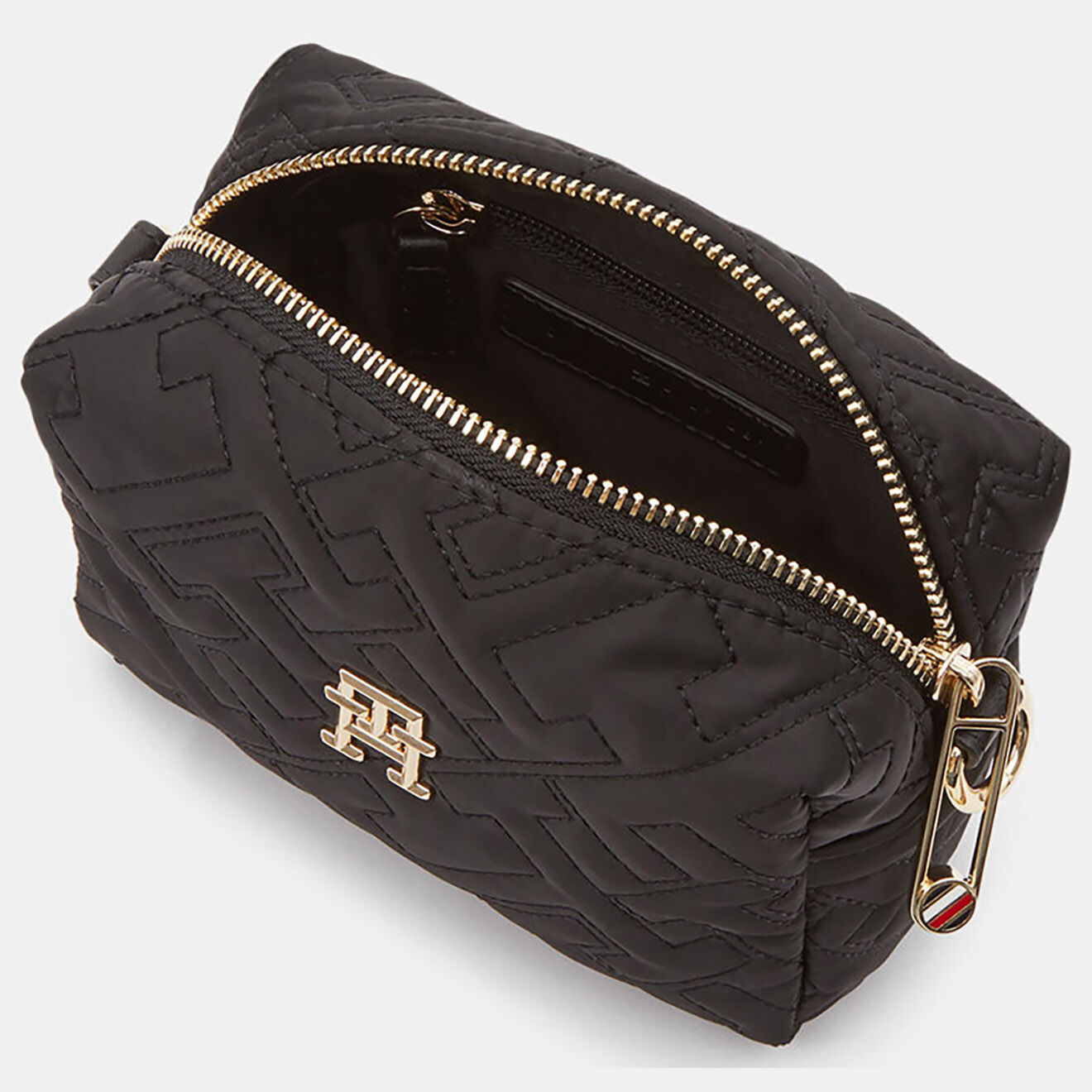 Tommy Hilfiger Mini sac bandoulière Flow crossover noire - 13x16x4 cm