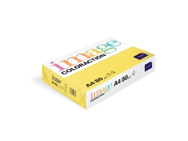 Kopipapir Image Coloraction A4 80g Canary Deep Yellow - (500 ark)
