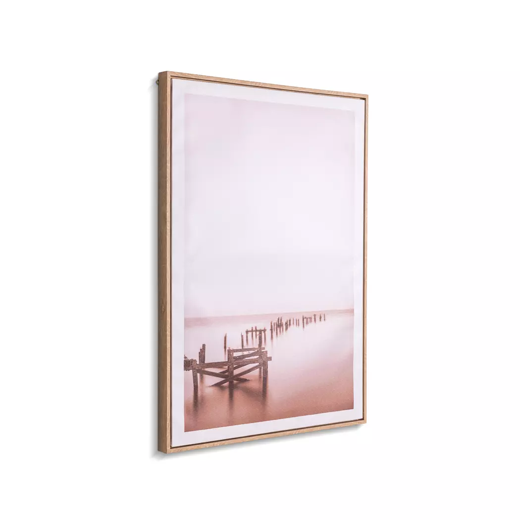 Wandbild 50 x 70 cm Stehlen im Wasser