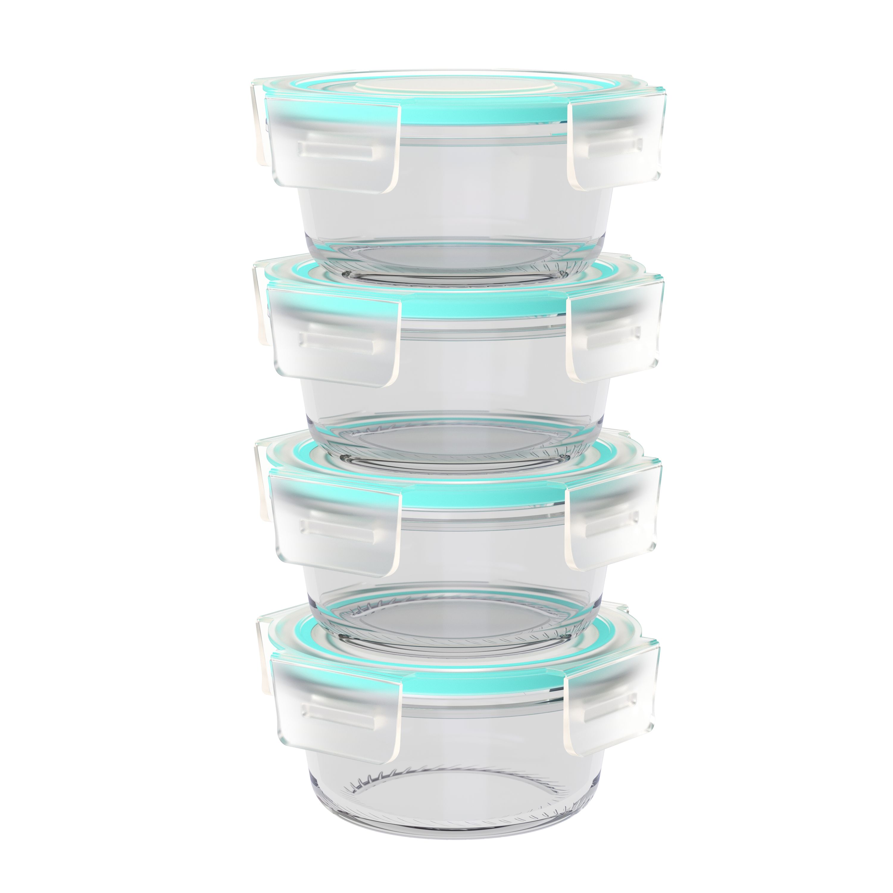 Vorratsbehälter Glas 4er Set 210 ml