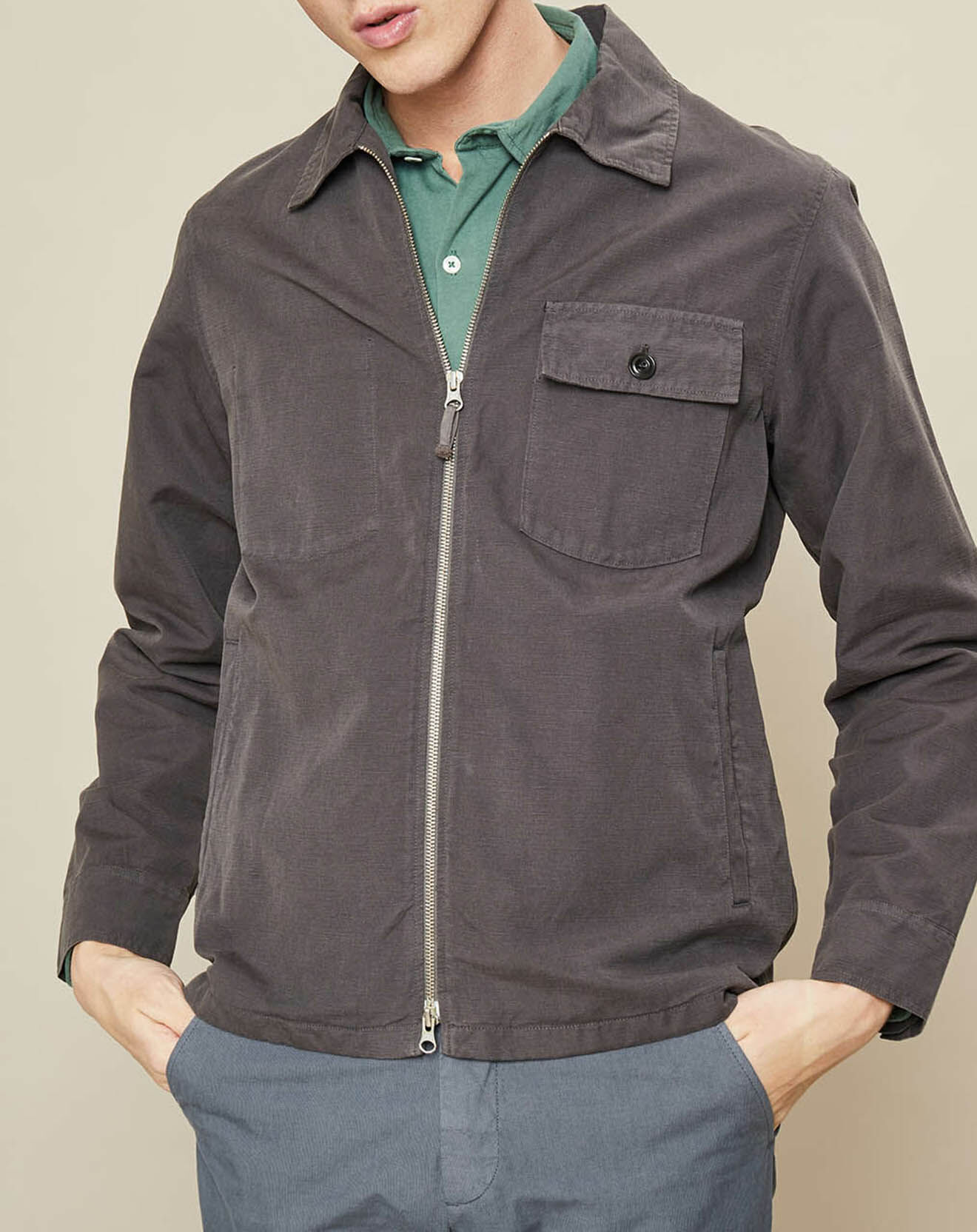 Hartford Veste en Coton & Lin Dawson thunder